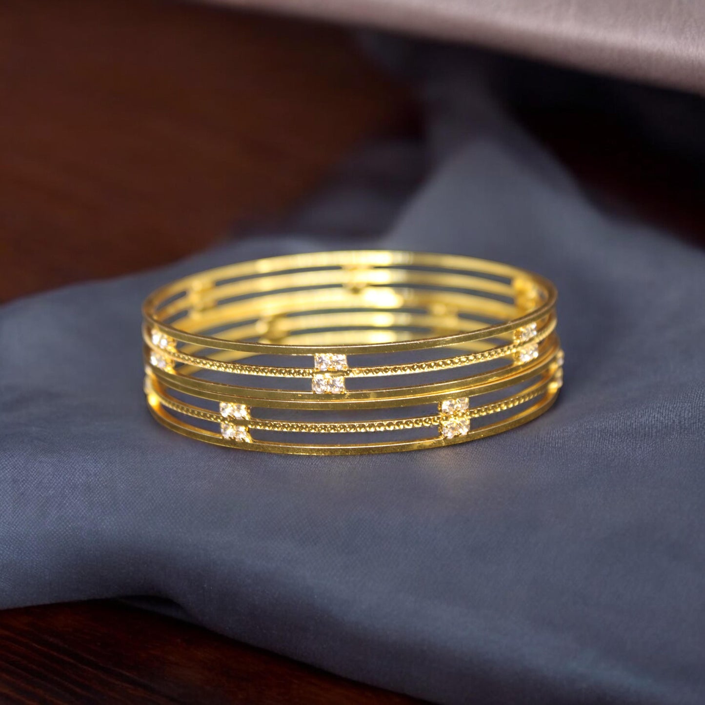 Modern Gold Plated Bangle